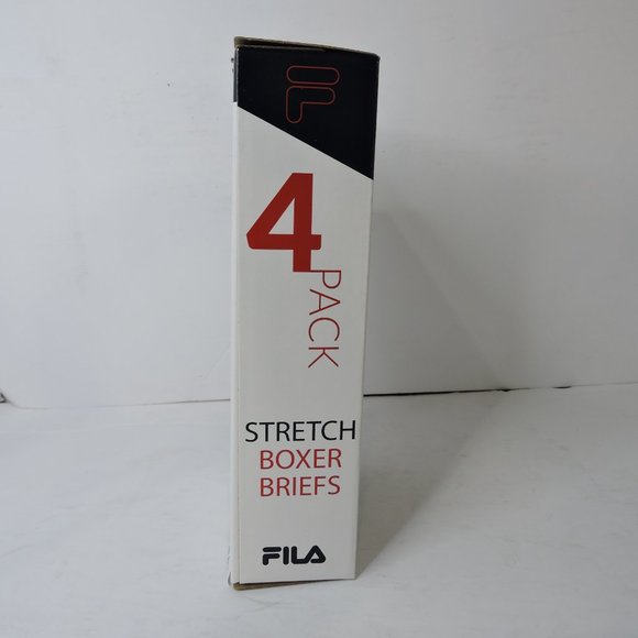 Fila Men's 4-pk Ultra Soft Cotton Stretch Boxer Briefs - Size Medium - NWT - Picture 3 of 3
